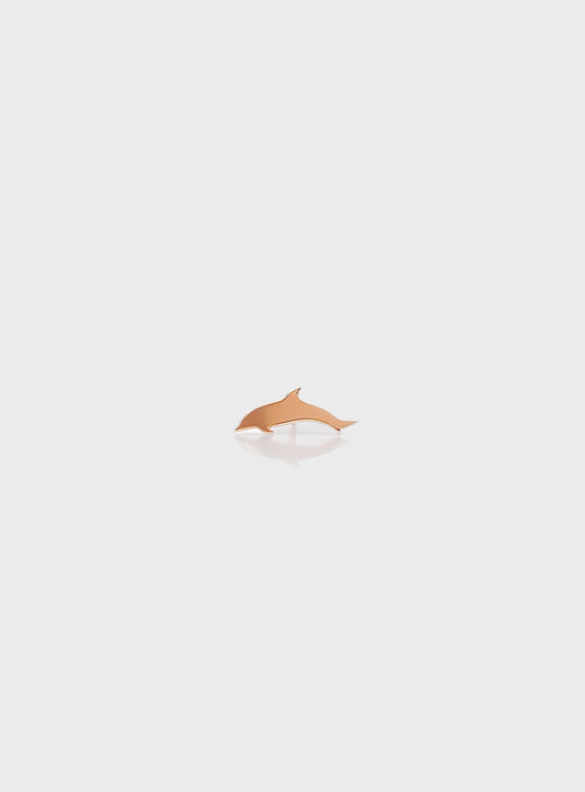 Visions Dolphin Stud, single earring